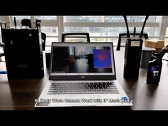 आईआर बॉडी वेयर्ड कैमरा आईपी मेष रेडियो के साथ काम करता है