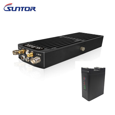 15-20KM 1.4GHz OFDM ड्रोन वीडियो ट्रांसमीटर और रिसीवर यूएवी वायरलेस डीसी 9 ~ 13 वी